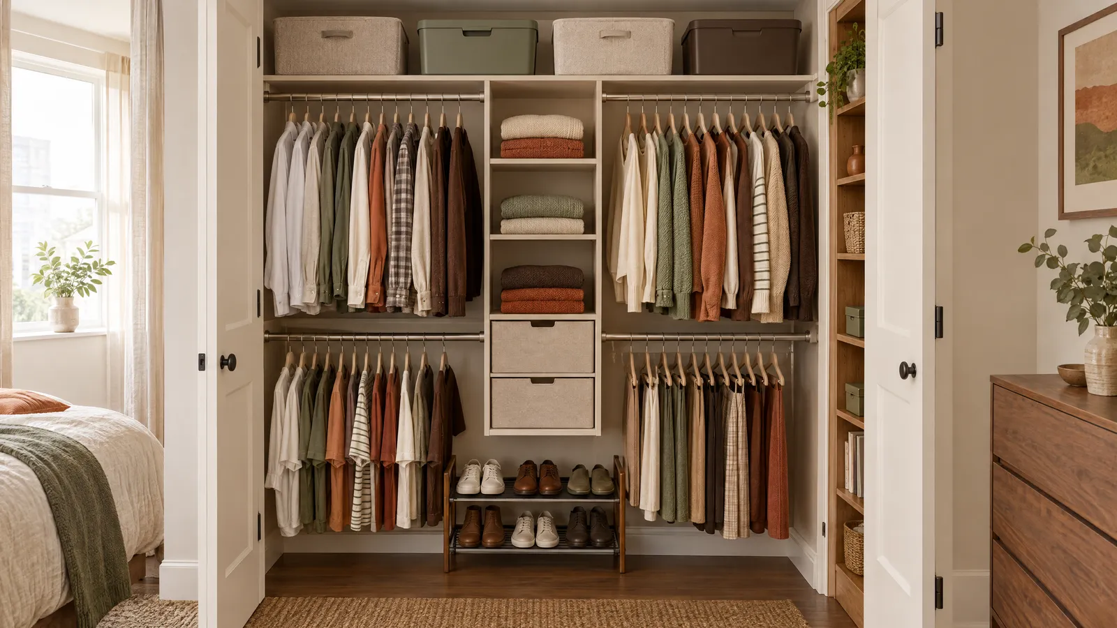 How to Organize a Small Closet