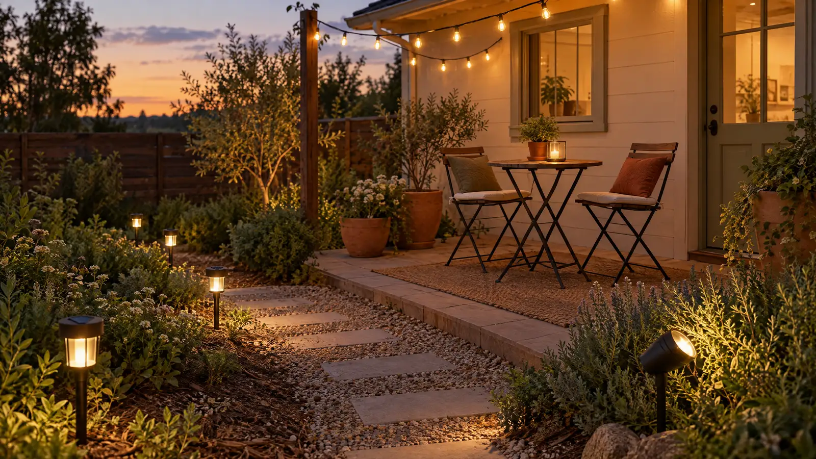 Solar vs Plug-In Outdoor Lights