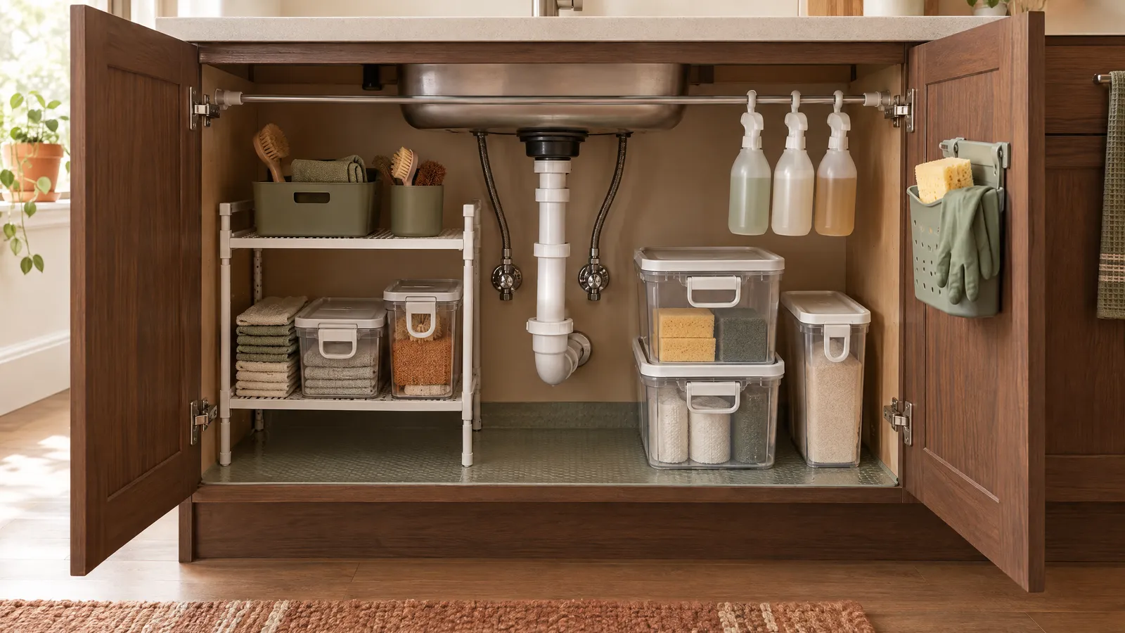 Under-Sink Organization Ideas